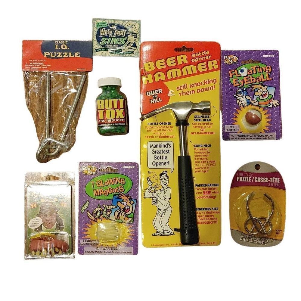 *NEW* set of 7 gag gifts great for a birthday bundle